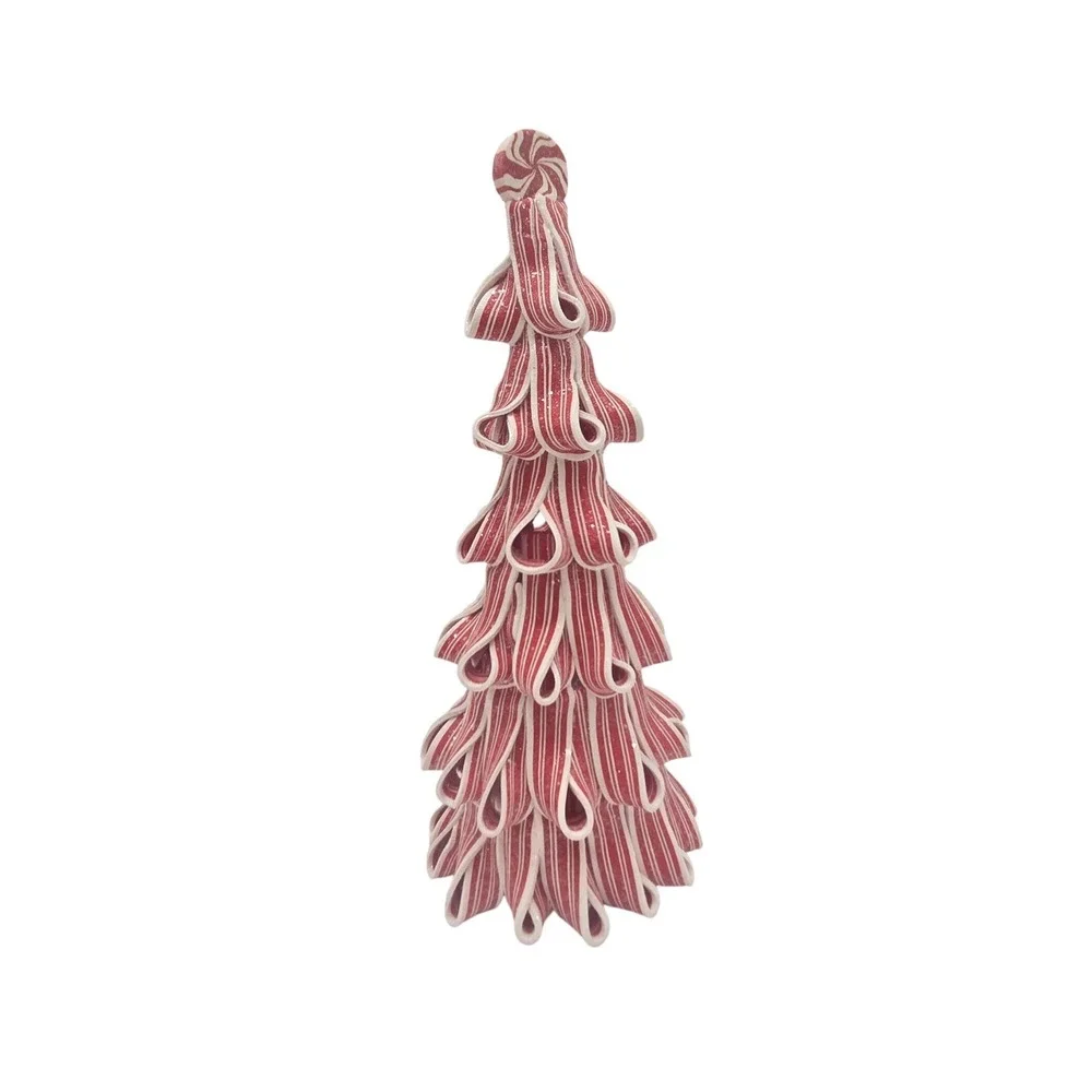 Ashland Peppermint Lane Christmas Tree Tabletop Decor Red White Striped